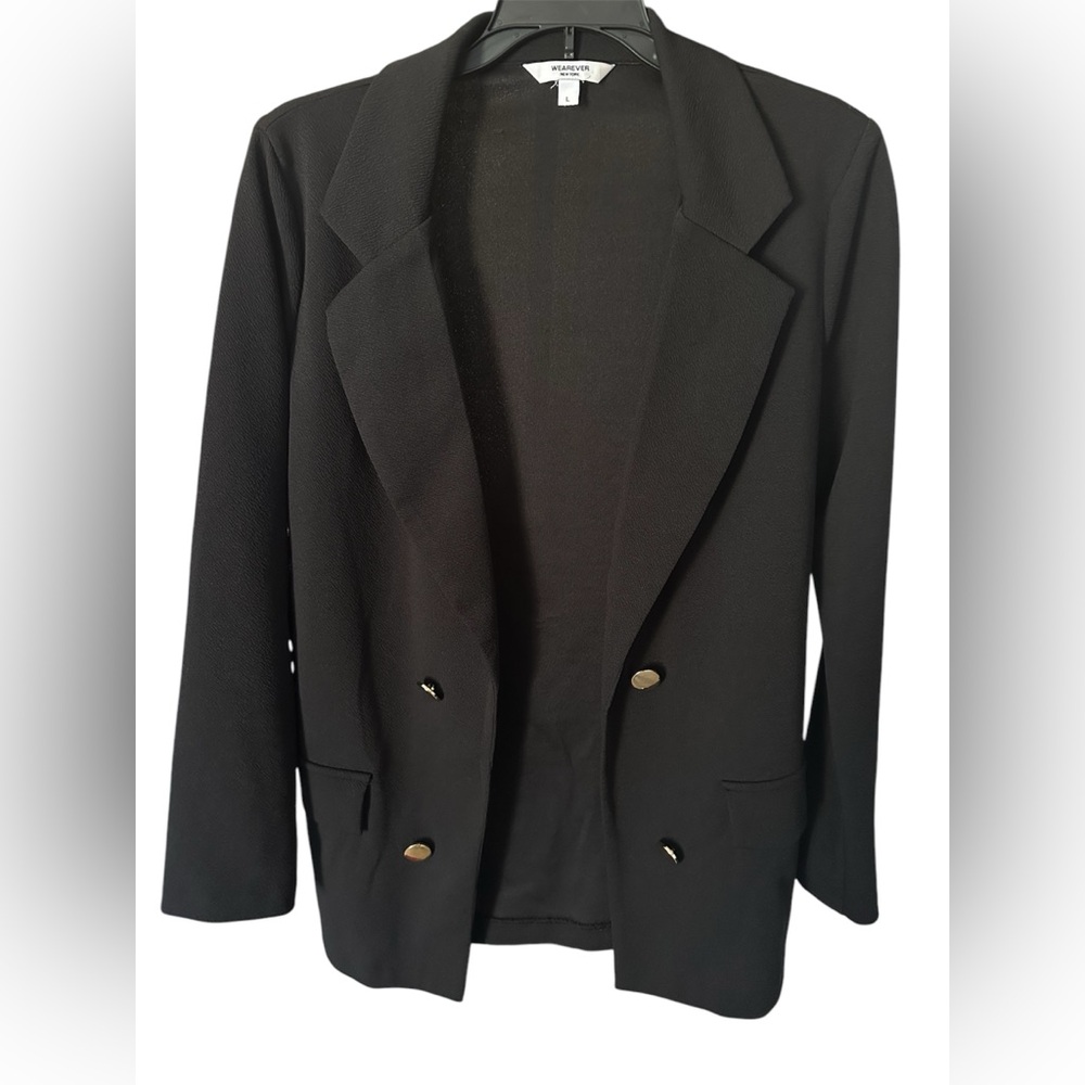 Black Blazer with Gold Buttons 🖤